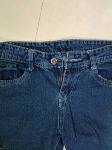 Dark Blue Cargo Jeans