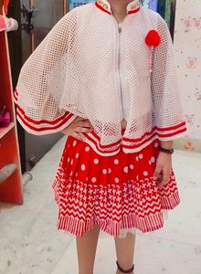 Girls Top And Skirt Set
