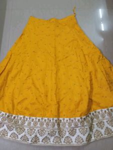 Banarasi Mustard Ethnic Lehenga Choli