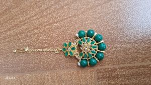 Traditional Jewellery Set For Women Green Colour.