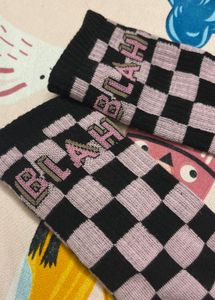 Used Checkered Socks