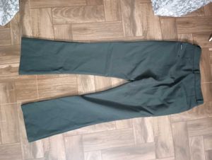 Dark Green Flared Trousers
