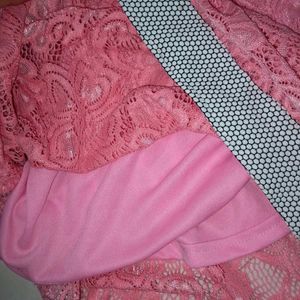 Pink Lace Dress