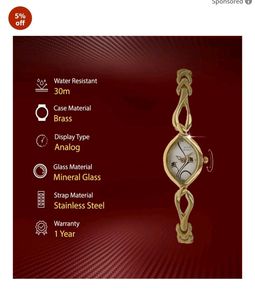 Titan Raga Flora Analog Watch