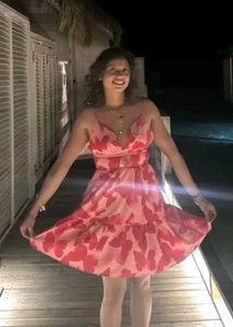 Floral Print Mini Dress