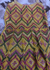 Yellow Embellished Garara