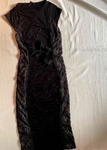 Elegant Black Lace Dress