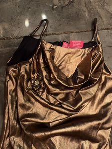 Party ware bronze dress for baby