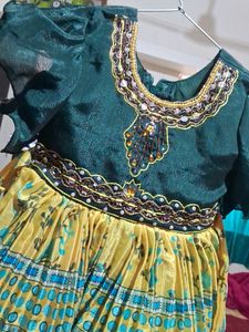 Green Colourd Frock Very Good Fabric