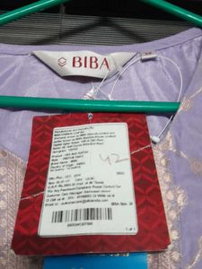 Lavender Kurta biba with price tag Length 47