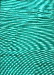 A Green Georgette Saree