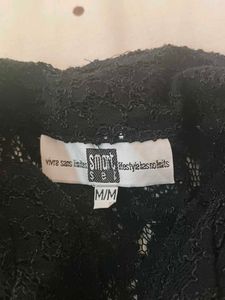 Elegant Black Lace Top