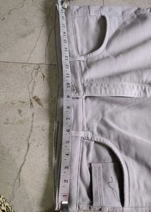 White colour jeans