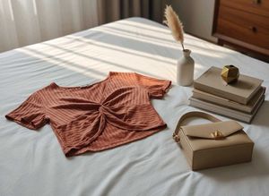 Cute Knotted Crop Top