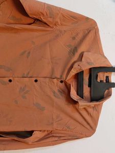 Orange Patterned Shirt
