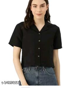 Black Cropped Blazer