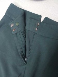 ZARA WOMEN Green Trousers