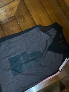 Black And Pink Long Top Western❤️