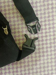 Waist Bag with 3 Pouch- Fanny Pack Black