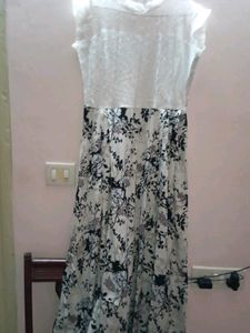 White Floral Maxi Dress