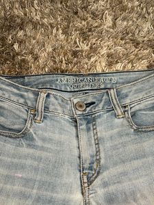Light Blue Denim Shorts