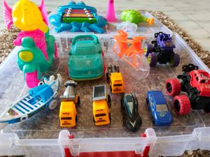 Combo Of Cars, Xylophone Etc