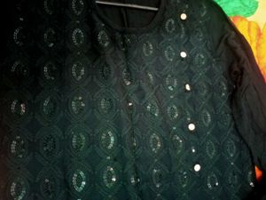 Elegant Black Kurta Set