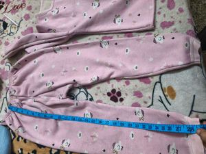 Cute Pink fleece cordset for 5-7 years girl