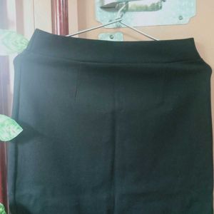 BLACK HIGH WAIST PENCIL SKIRT