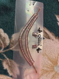 Pink Gemstone Necklace &amp; Earring Set