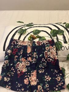 Floral Mini Skirt