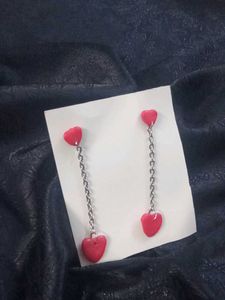 Heart Drop Earrings