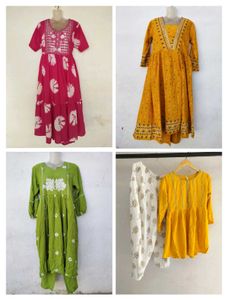 4 Kurta Set Combo
