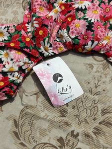 Tie Up Floral Top