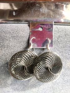&#34;Studded Black Earrings.&#34;