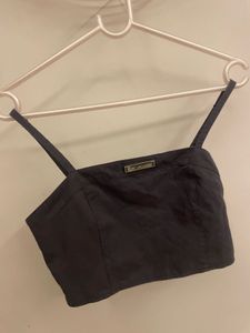 Grey crop top