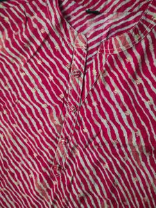 Striped Pink Kurti. plus size