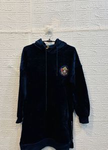 🇹🇷 Turkey Imported Velvet Hoodie Dress