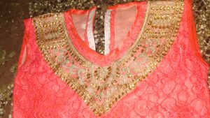 Red Ethnic Gown