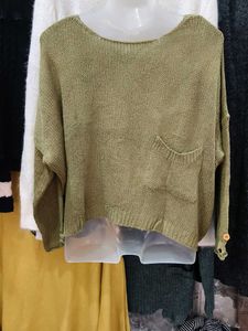 Green Knit Cardigan