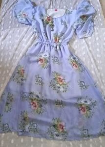 Pretty Lavender Colour Dress