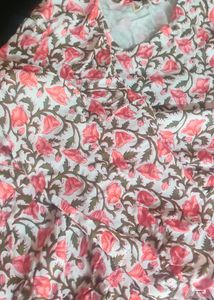 Anarkali Model Top Cord Set