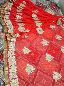 Embroidered saree
