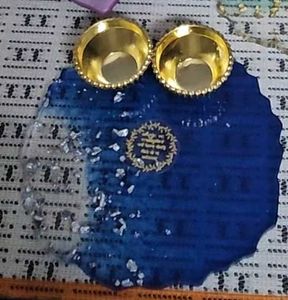 Resin Pooja Thalis 4,6,8 Inch Available