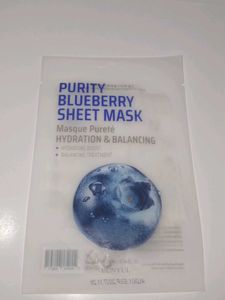 Korean Blueberry Sheet Mask