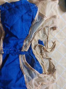 Combo Blouse And Gown Kurta 😍