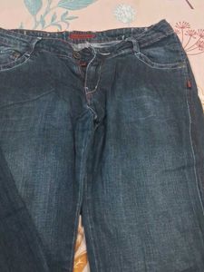 Wide Leg Denim Jeans