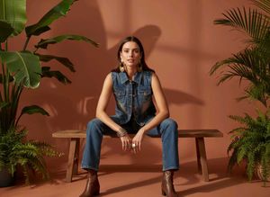 Denim Vest Size Small