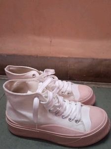 High Top Canvas Sneakers