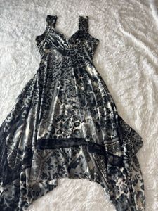 Patterned Mini Dress